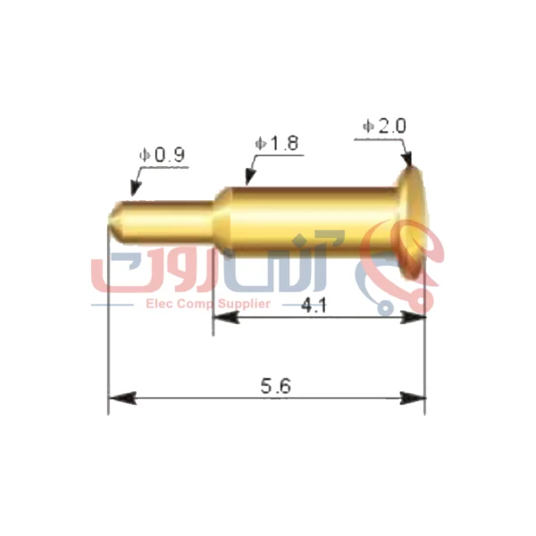 ARH5.6x2.0-SMD اتصال پاور شارژ طول 5.6 و مقطع 2 میلی‌متر نصب سطحی