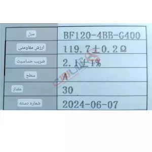 سنسور استرين گيج Strain Gages 1 strain gage 2