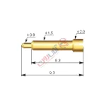 ARH9.3-2.0-SMD اتصال پاور شارژ طول 9.3 و مقطع 2 میلی‌متر