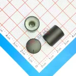 سر ولوم بدنه فلزی مشکی آمپلی فایر صوتی سایز 13x16mm
